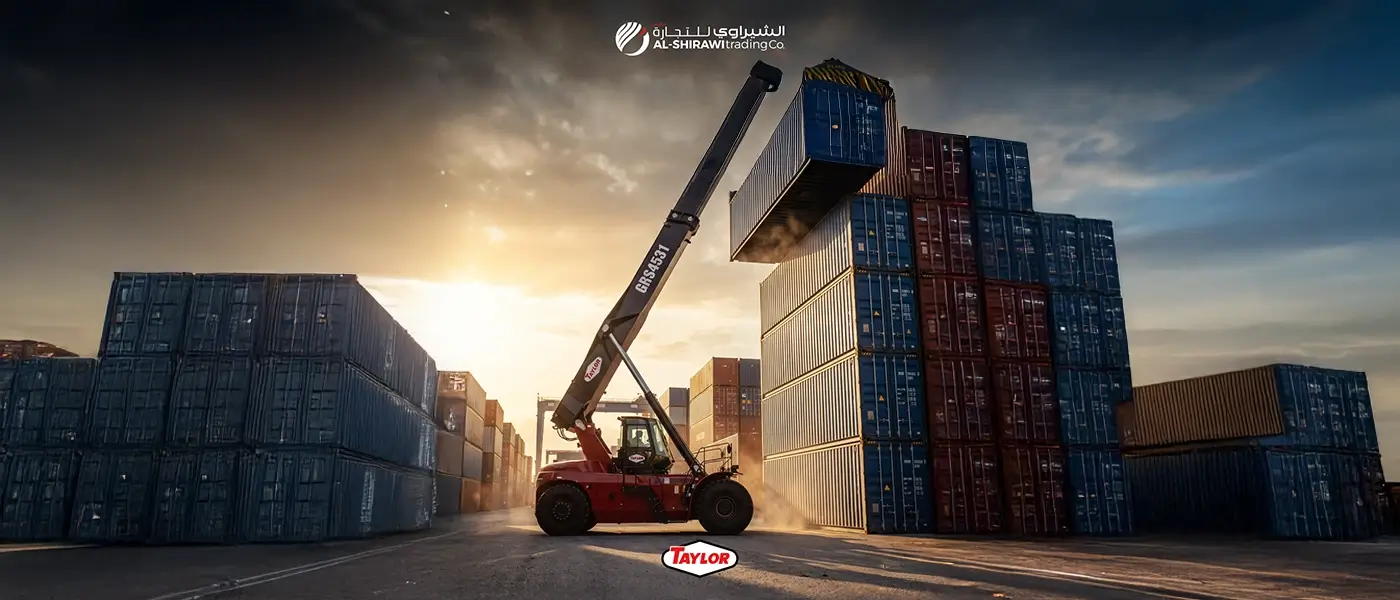 Taylor container handler equipment in a UAE