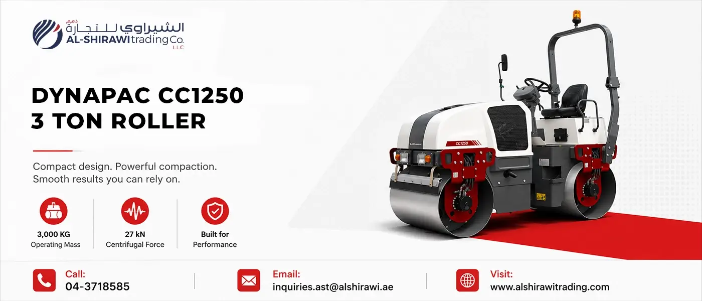 Dynapac CC1250 3 ton roller
