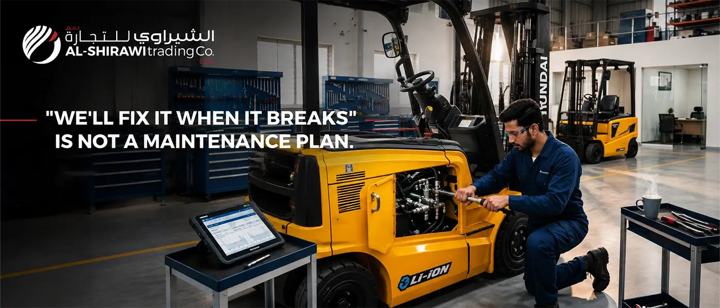 Preventive heavy equipment maintenance during UAE summer