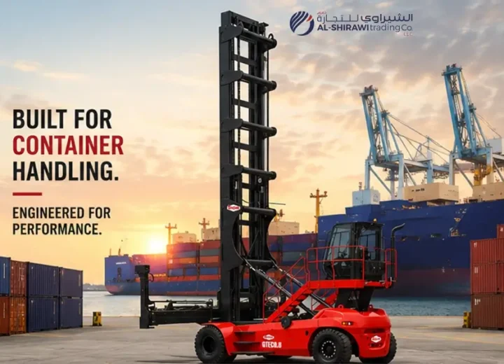 container handler for loaded containers in UAE