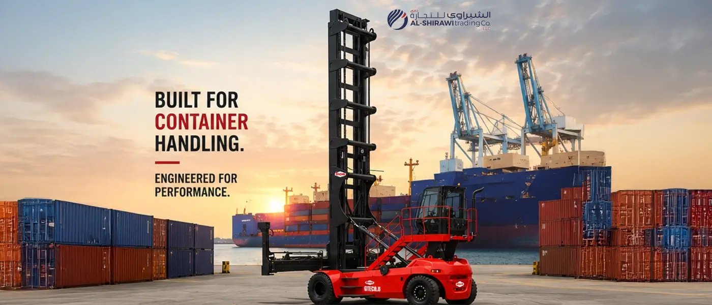 container handler for loaded containers in UAE